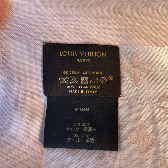 Pink Monogram Scarf/Shawl - Picture 7 of 9